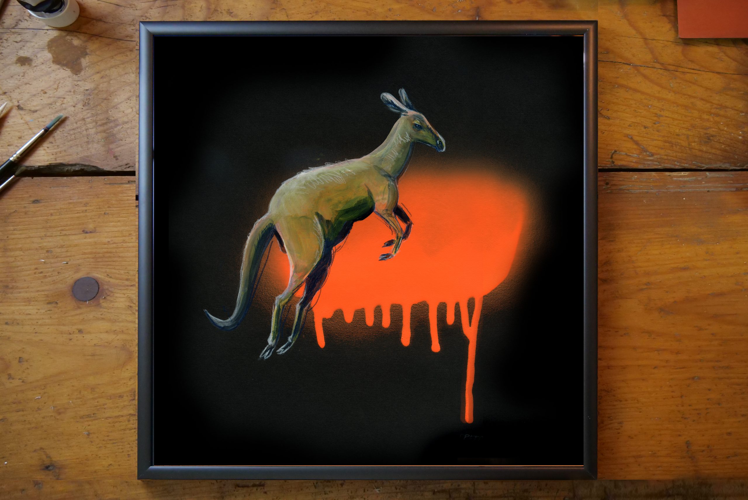 Kangaroo jumping