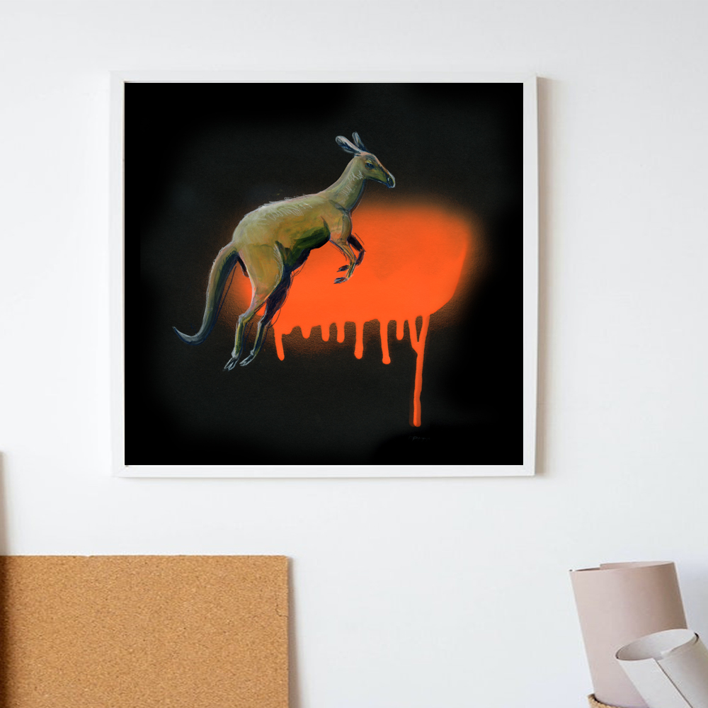 Kangaroo jumping